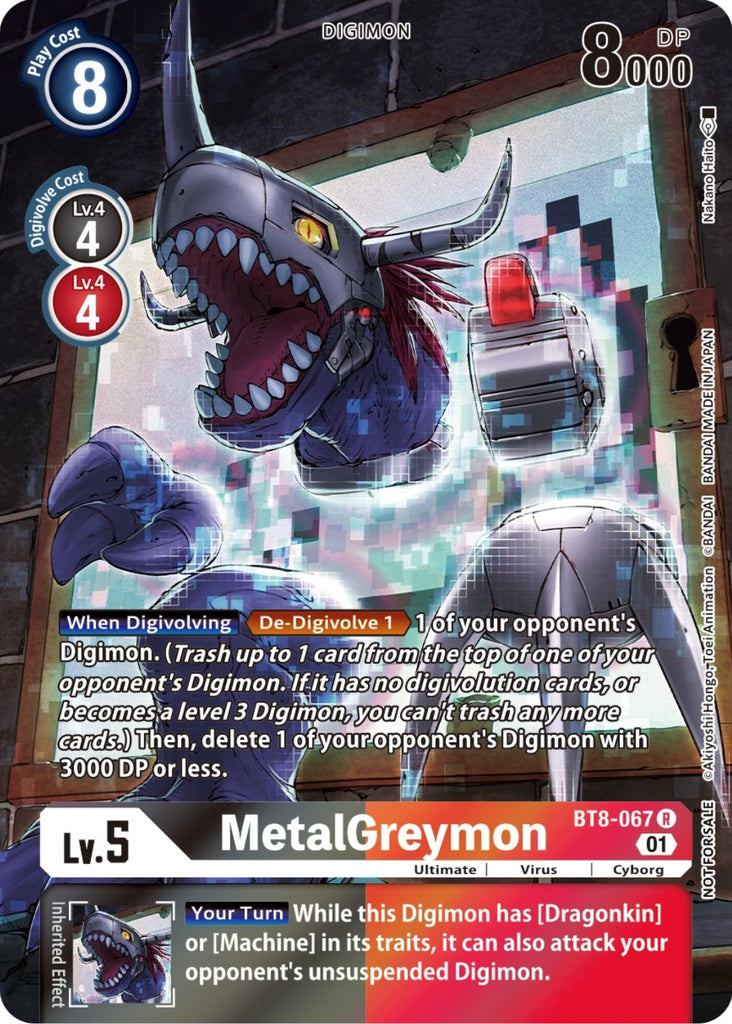 メタルグレイモン PSA8 MetalGreymon (BT8-067) | DigimonCardGame Wiki | Fandom