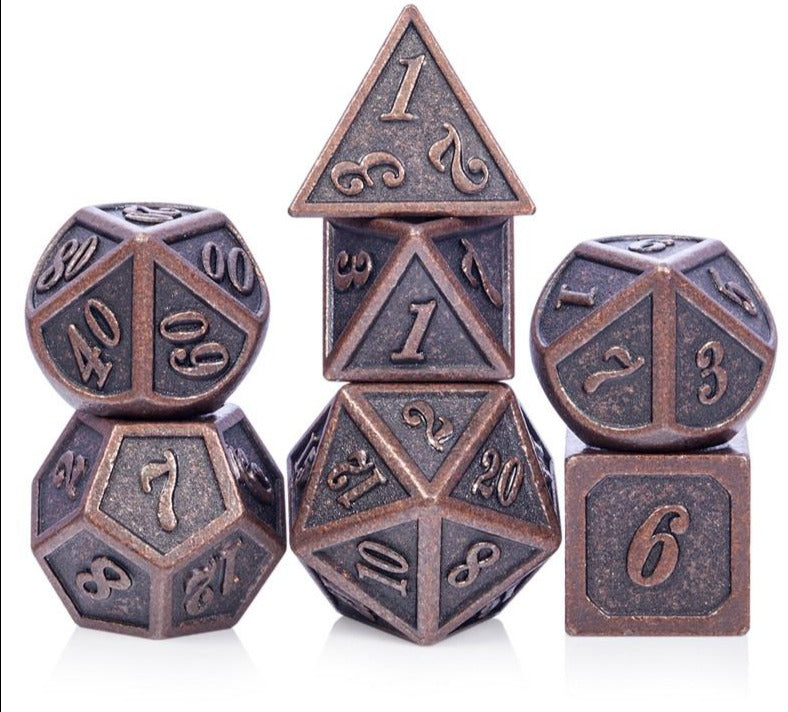 Ancient Bronze Metal RPG Set | Anubis Games and Hobby