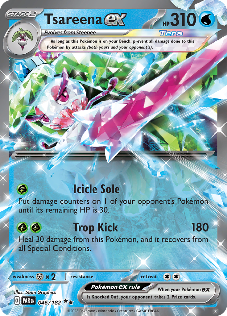 Tsareena ex (046/182) [Scarlet & Violet: Paradox Rift] | Anubis Games and Hobby