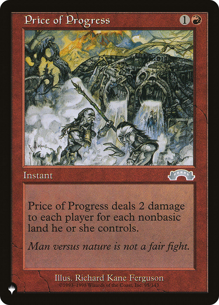 Price of Progress (EXO) [The List Reprints] | Anubis Games and Hobby