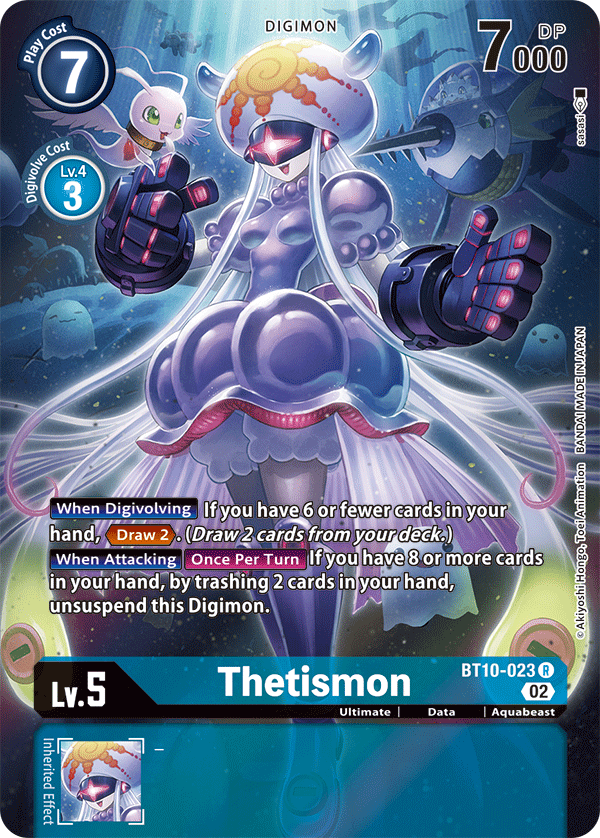 Thetismon [BT10-023] (Alternate Art) [Xros Encounter] | Anubis Games and Hobby