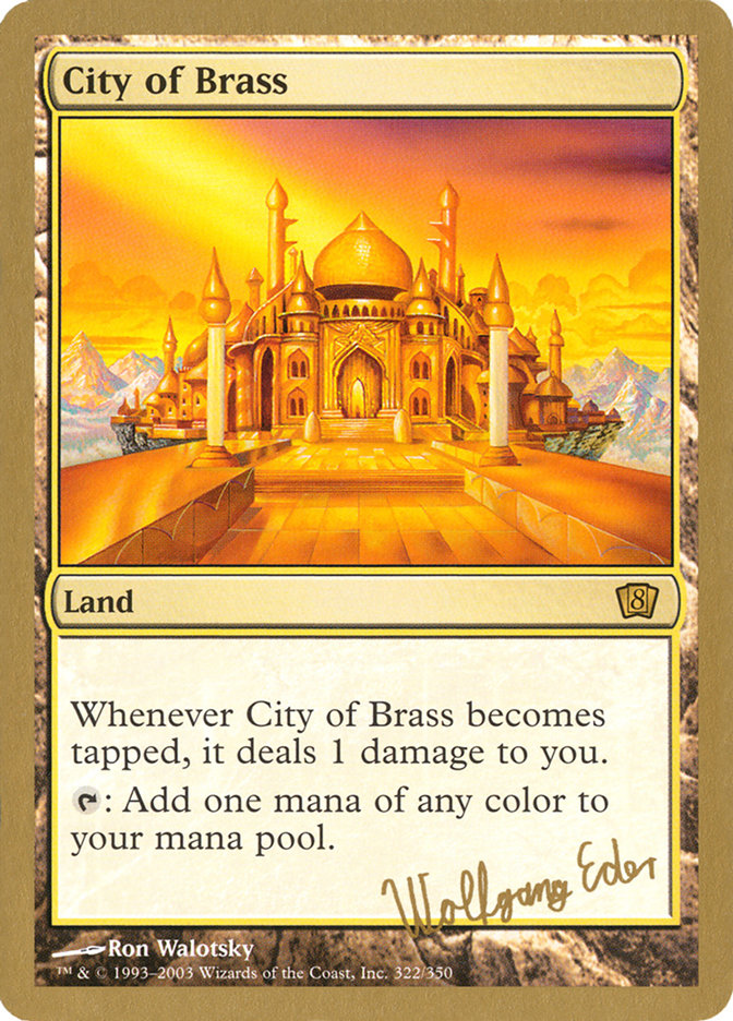 City of Brass (Wolfgang Eder) [World Championship Decks 2003] | Anubis Games and Hobby