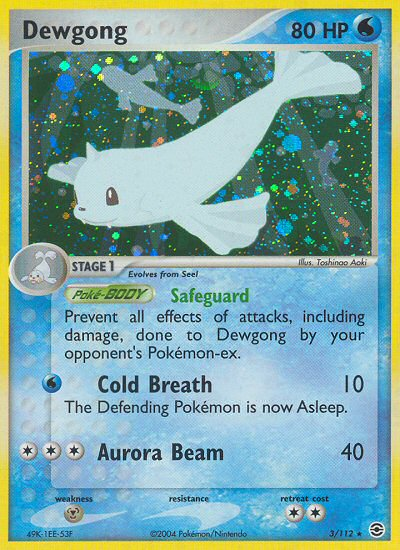 Dewgong (3/112) [EX: FireRed & LeafGreen] | Anubis Games and Hobby