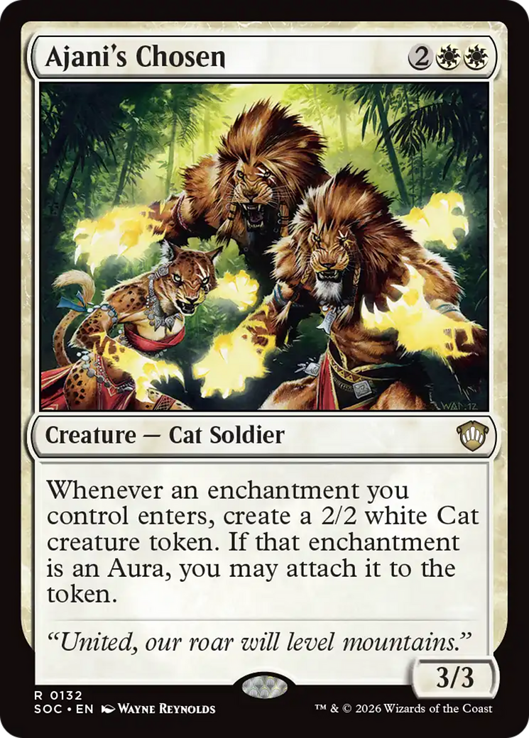 Ajani's Chosen [Secrets of Strixhaven Commander] | Anubis Games and Hobby
