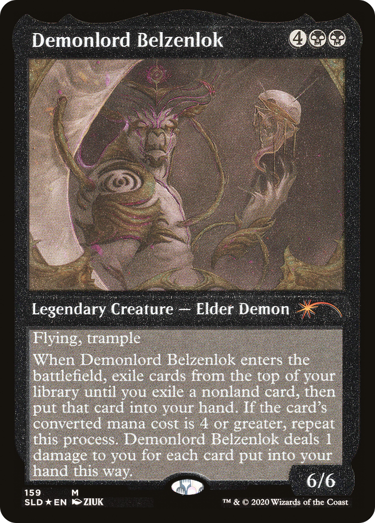 Demonlord Belzenlok (Foil Etched) [Secret Lair Drop Series] | Anubis Games and Hobby