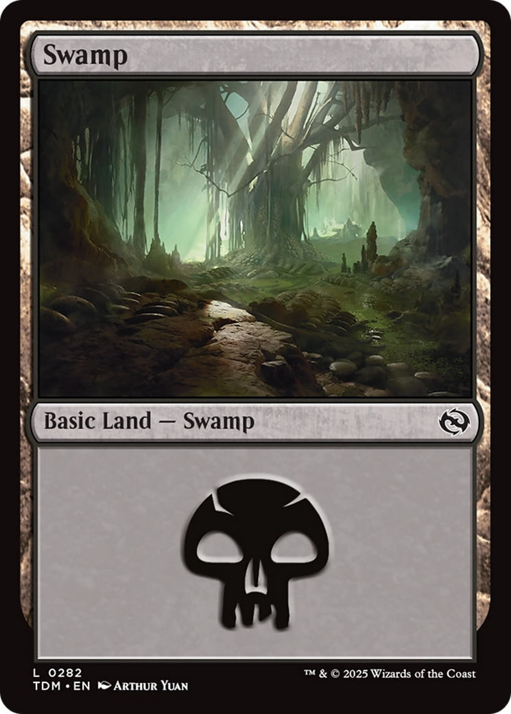Swamp (0282) [Tarkir: Dragonstorm] | Anubis Games and Hobby