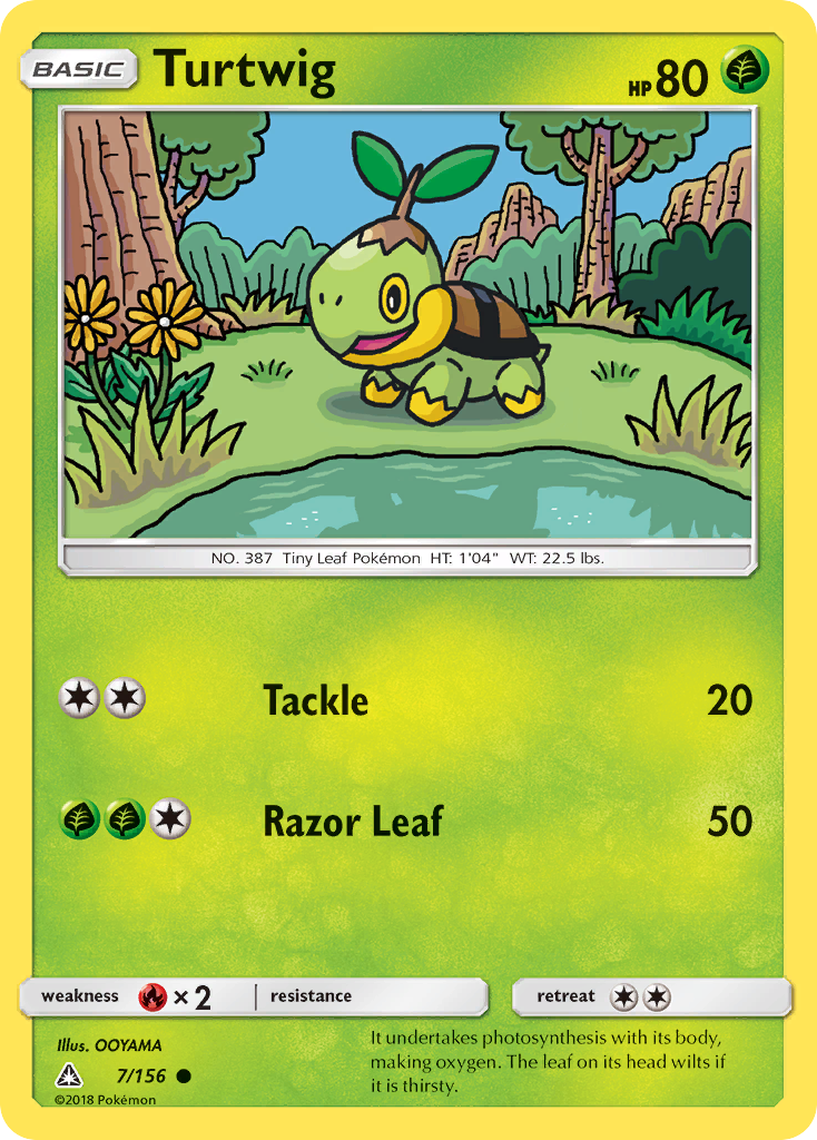 Turtwig (7/156) [Sun & Moon: Ultra Prism] | Anubis Games and Hobby