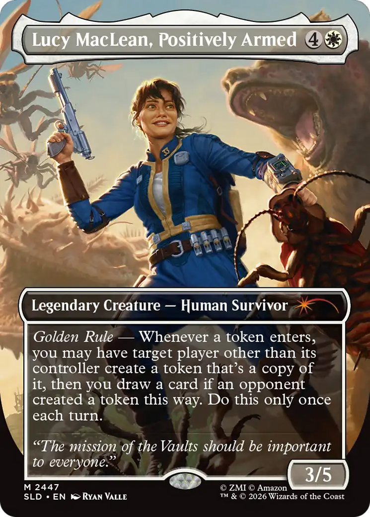 Lucy MacLean, Positively Armed [Secret Lair Drop Series] | Anubis Games and Hobby