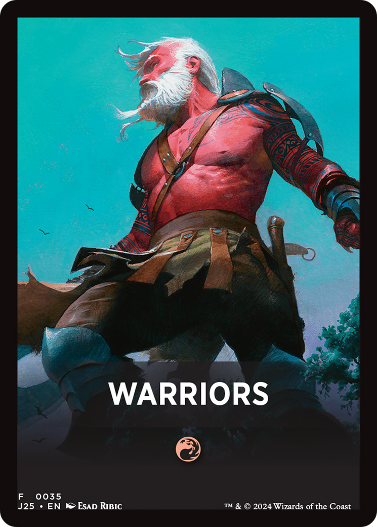 Warriors Theme Card [Foundations Jumpstart Front Cards] | Anubis Games and Hobby