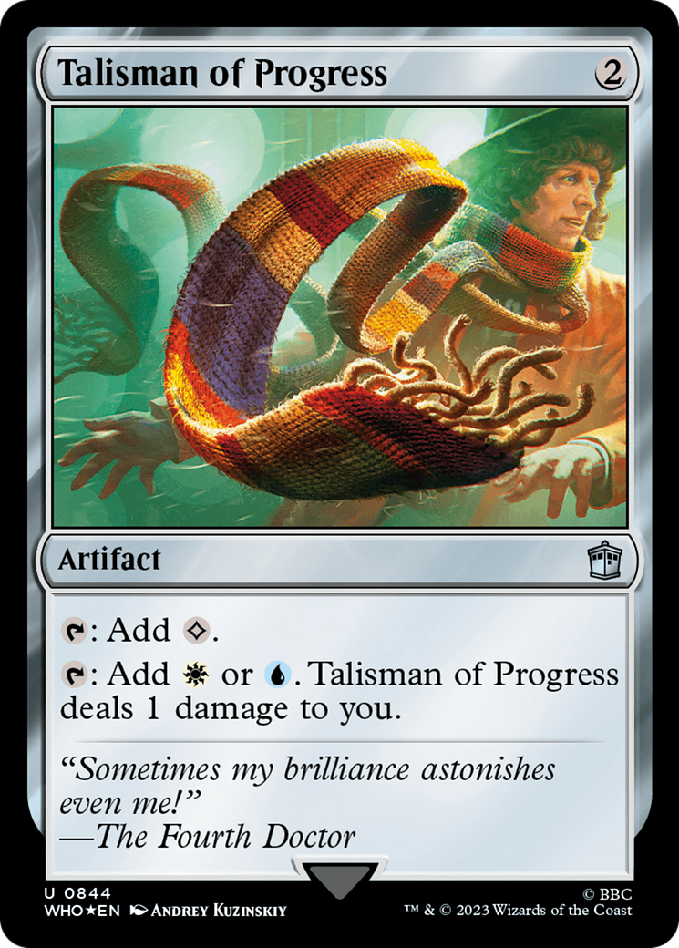 Talisman of Progress (Surge Foil) [Doctor Who] | Anubis Games and Hobby