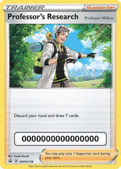 Professor's Research (SWSH178) (Pokemon Go Code) [Sword & Shield: Black Star Promos] | Anubis Games and Hobby