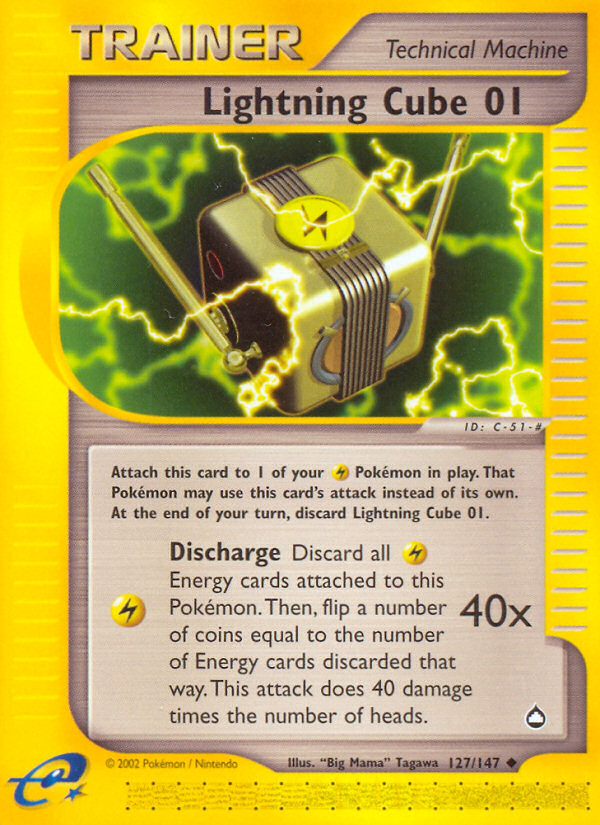 Lightning Cube 01 (127/147) [Aquapolis] | Anubis Games and Hobby