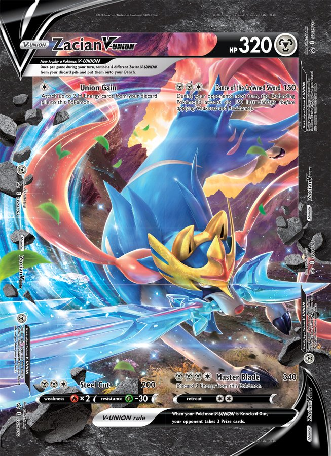 Zacian V-Union (Jumbo Card) [Sword & Shield: Black Star Promos] | Anubis Games and Hobby