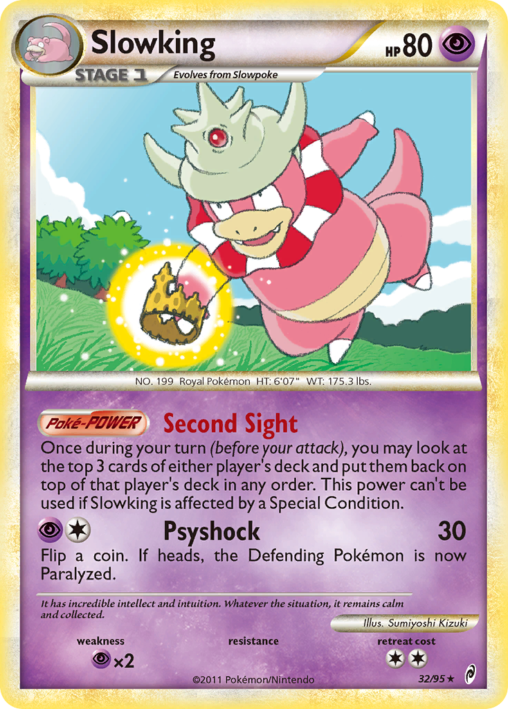 Slowking (32/95) [HeartGold & SoulSilver: Call of Legends] | Anubis Games and Hobby