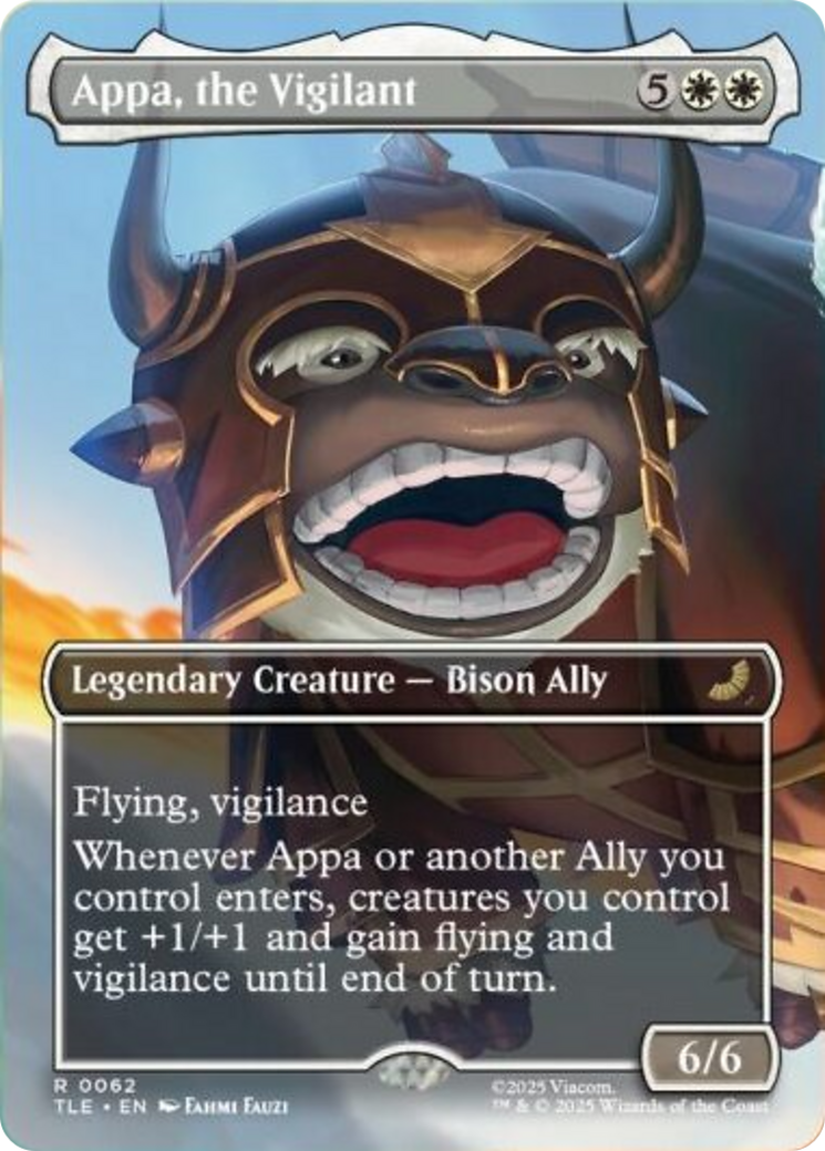 Appa, the Vigilant (Borderless) [Avatar: The Last Airbender: Eternal-Legal] | Anubis Games and Hobby