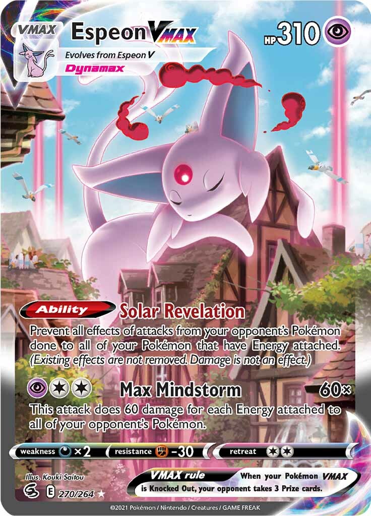 Espeon VMAX (270/264) [Sword & Shield: Fusion Strike] | Anubis Games and Hobby