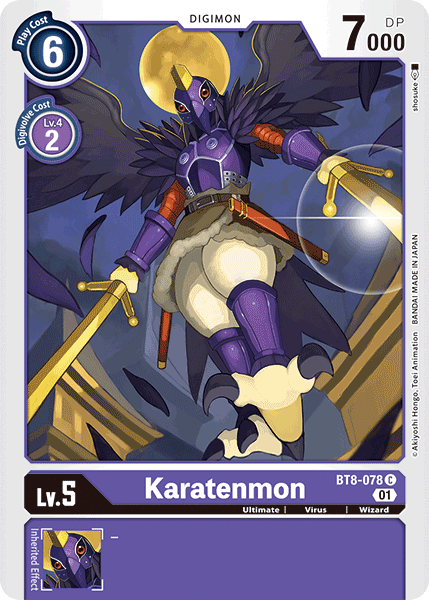 Karatenmon [BT8-078] [New Awakening] | Anubis Games and Hobby