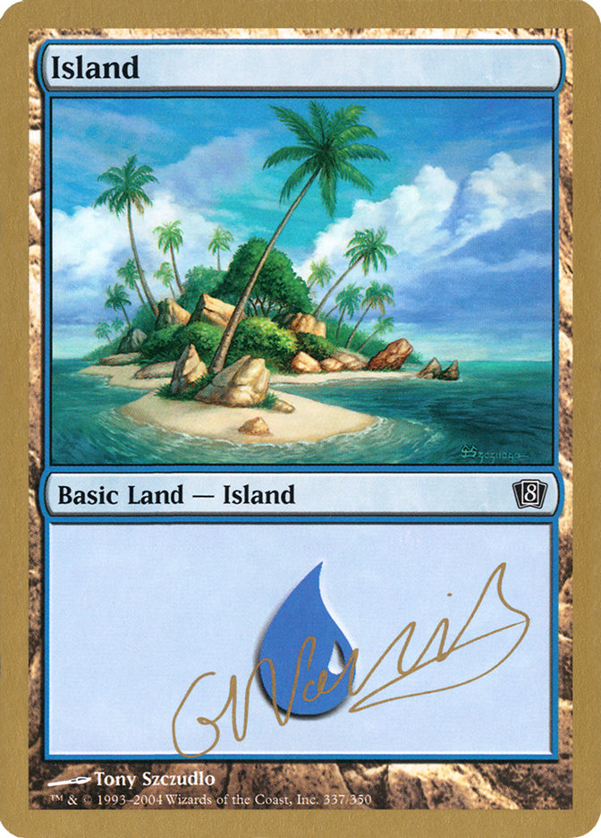 Island (gn337) (Gabriel Nassif) [World Championship Decks 2004] | Anubis Games and Hobby