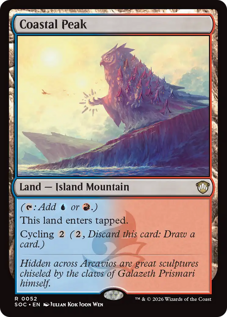 Coastal Peak [Secrets of Strixhaven Commander] | Anubis Games and Hobby
