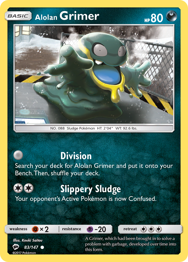 Alolan Grimer (83/147) [Sun & Moon: Burning Shadows] | Anubis Games and Hobby