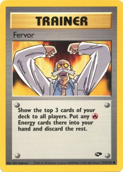 Fervor (124/132) [Gym Challenge Unlimited] | Anubis Games and Hobby