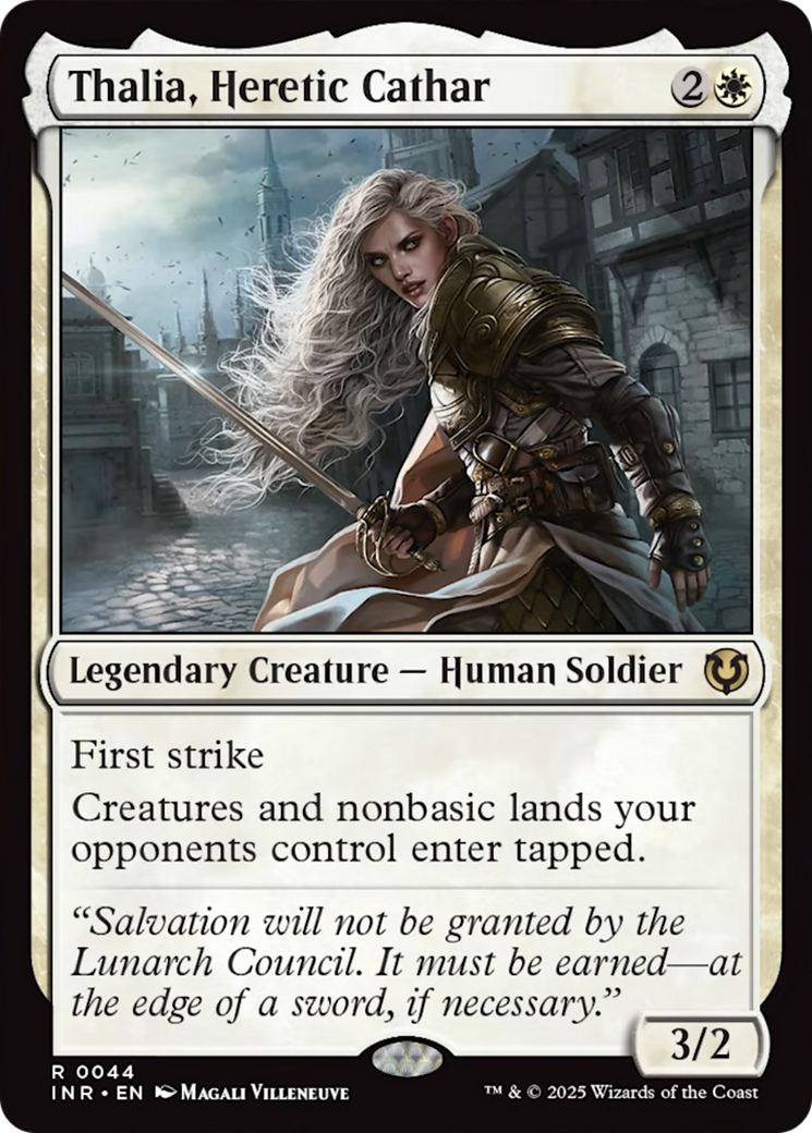 Thalia, Heretic Cathar [Innistrad Remastered] | Anubis Games and Hobby