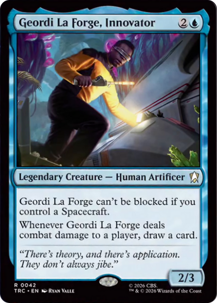 Geordi La Forge, Innovator [Star Trek Commander] | Anubis Games and Hobby