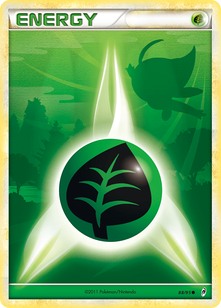 Grass Energy (88/95) [HeartGold & SoulSilver: Call of Legends] | Anubis Games and Hobby