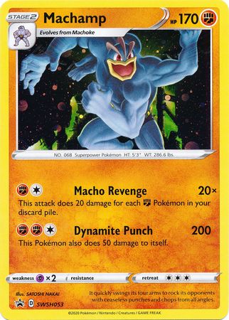 Machamp (SWSH053) [Sword & Shield: Black Star Promos] | Anubis Games and Hobby