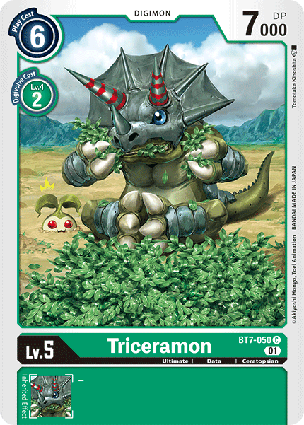 Triceramon [BT7-050] [Next Adventure] | Anubis Games and Hobby