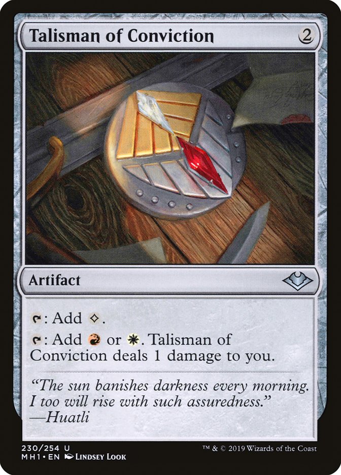 Talisman of Conviction [Modern Horizons] | Anubis Games and Hobby