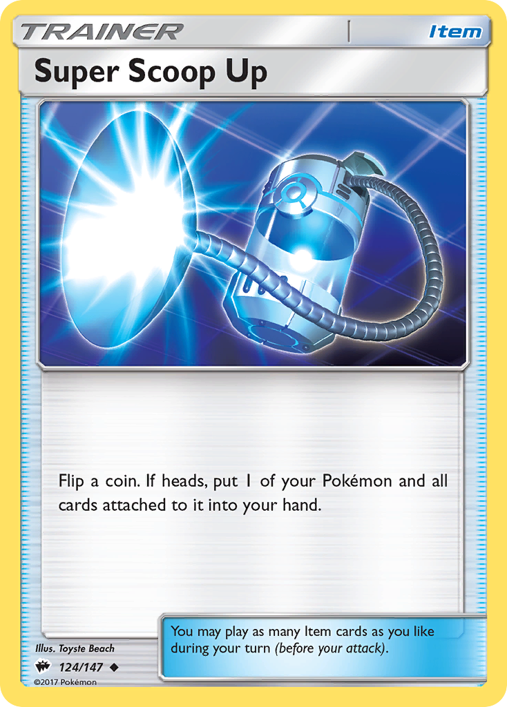 Super Scoop Up (124/147) [Sun & Moon: Burning Shadows] | Anubis Games and Hobby