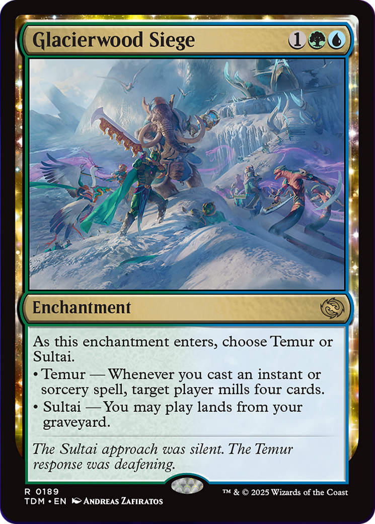 Glacierwood Siege [Tarkir: Dragonstorm] | Anubis Games and Hobby