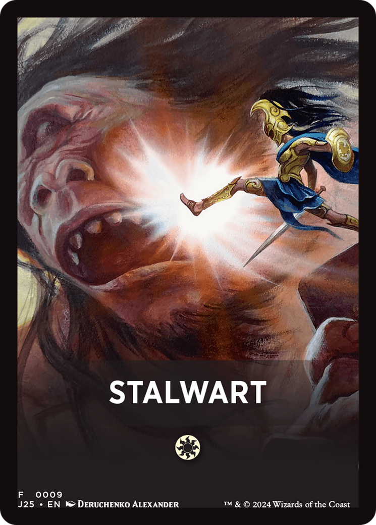 Stalwart Theme Card [Foundations Jumpstart Front Cards] | Anubis Games and Hobby