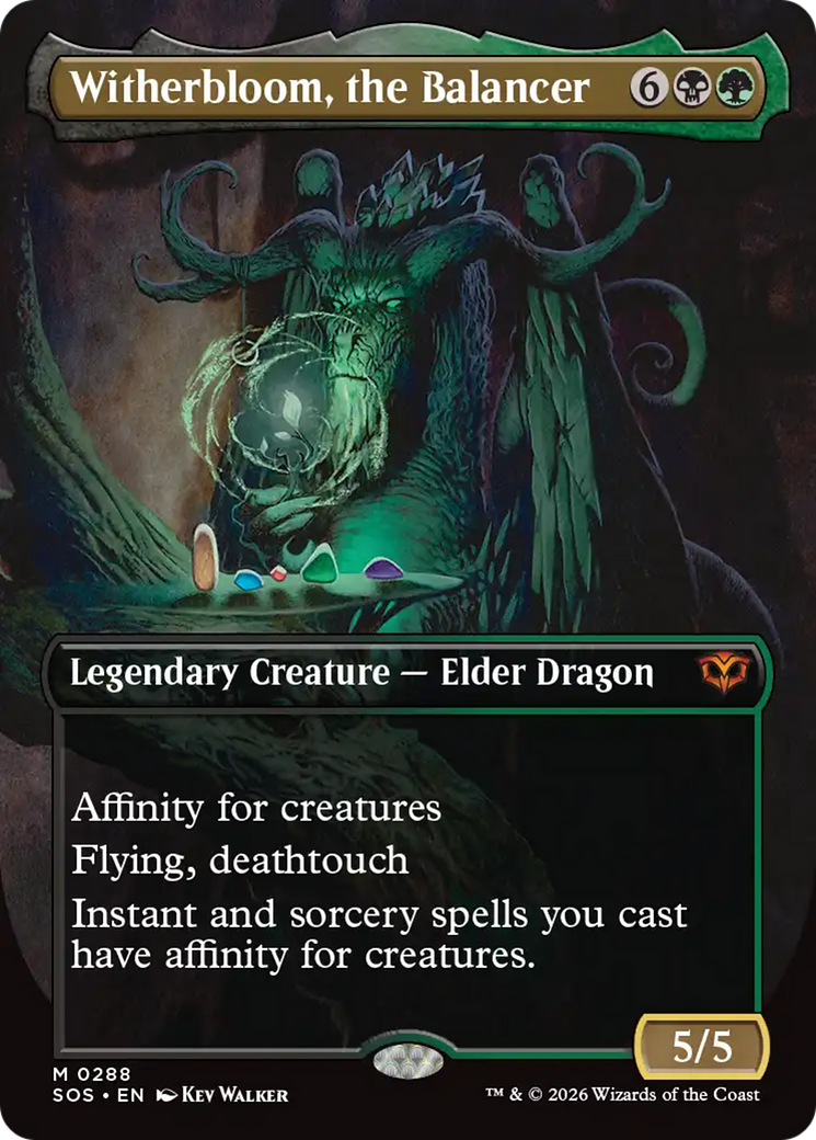 Witherbloom, the Balancer (Borderless) [Secrets of Strixhaven] | Anubis Games and Hobby