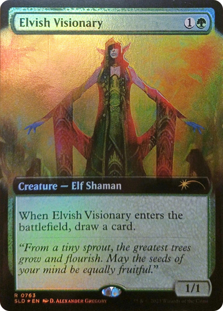 Elvish Visionary (Extended Art) [Secret Lair Drop Series] | Anubis Games and Hobby