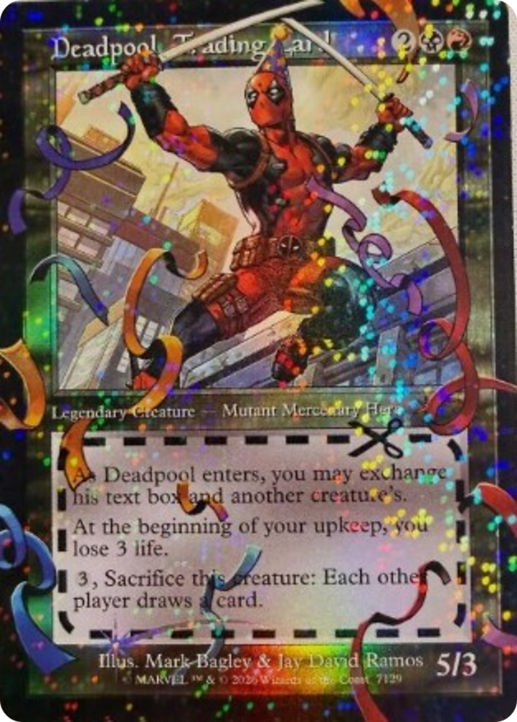 Deadpool, Trading Card (7127) [Secret Lair Drop Series] | Anubis Games and Hobby