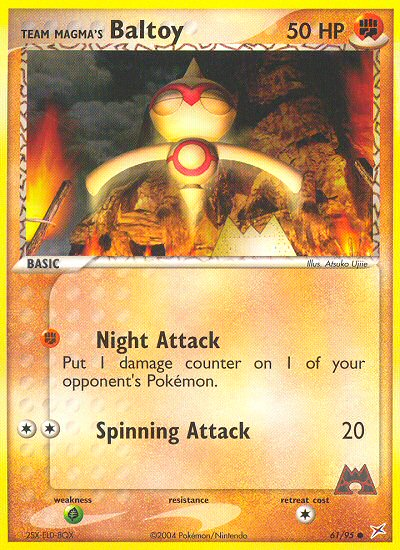 Team Magma's Baltoy (61/95) [EX: Team Magma vs Team Aqua] | Anubis Games and Hobby