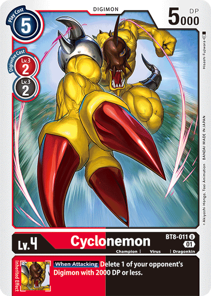 Cyclonemon [BT8-011] [New Awakening] | Anubis Games and Hobby