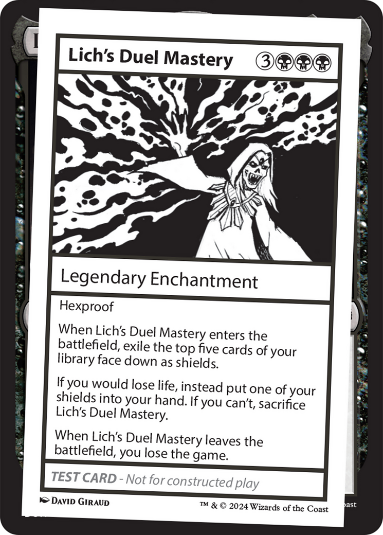 Lich's Duel Mastery [Mystery Booster 2 Playtest Cards] | Anubis Games and Hobby