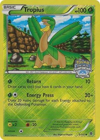 Tropius (5/101) (National Championship Promo) [Black & White: Plasma Blast] | Anubis Games and Hobby