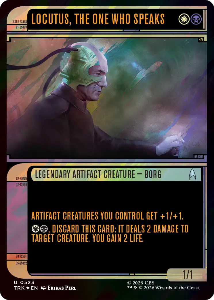 Locutus, the One Who Speaks (Showcase) (Surge Foil) [Star Trek] | Anubis Games and Hobby