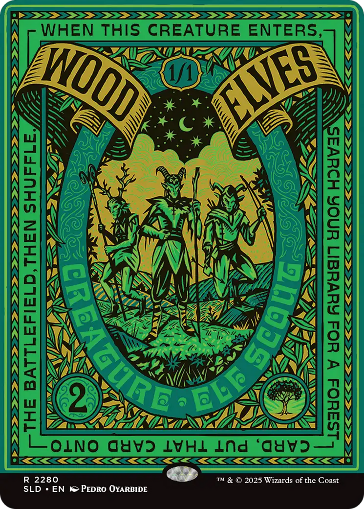 Wood Elves (2280) [Secret Lair Drop Series] | Anubis Games and Hobby