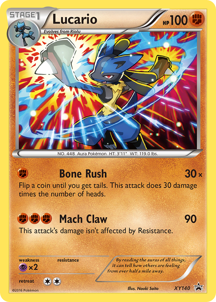 Lucario (XY140) [XY: Black Star Promos] | Anubis Games and Hobby