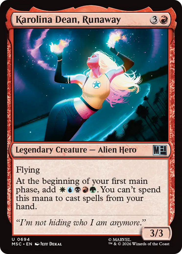 Karolina Dean, Runaway [Marvel Super Heroes Commander] | Anubis Games and Hobby