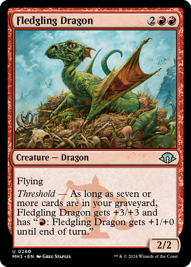 Fledgling Dragon [Modern Horizons 3] | Anubis Games and Hobby
