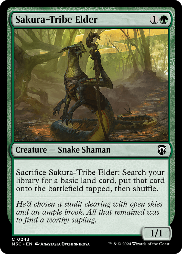 Sakura-Tribe Elder (Ripple Foil) [Modern Horizons 3 Commander] | Anubis Games and Hobby