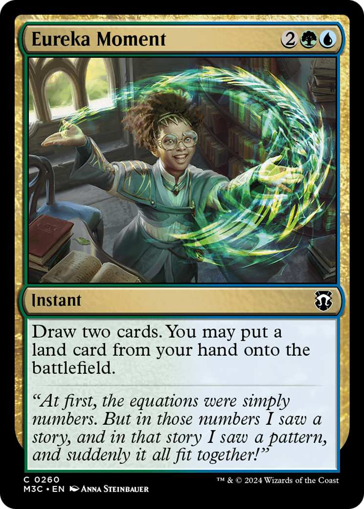 Eureka Moment (Ripple Foil) [Modern Horizons 3 Commander] | Anubis Games and Hobby
