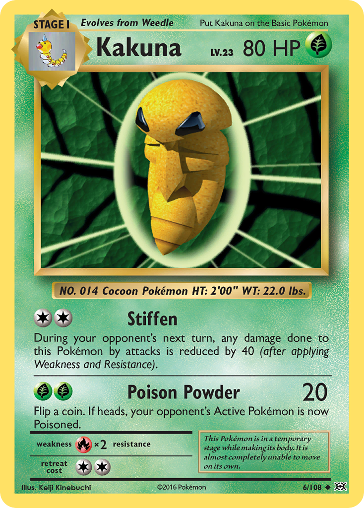 Kakuna (6/108) [XY: Evolutions] | Anubis Games and Hobby