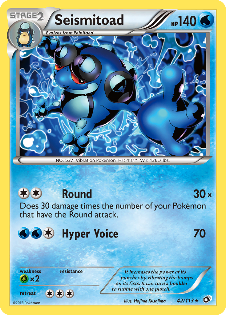 Seismitoad (42/113) [Black & White: Legendary Treasures] | Anubis Games and Hobby